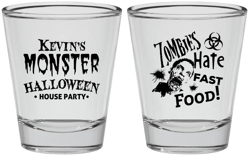 Personalized Halloween Shot Glasses - Monster Zombie | 250027