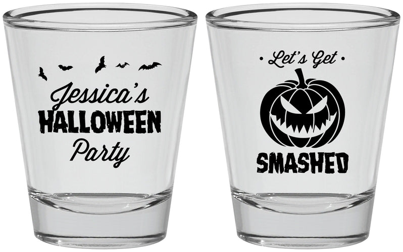 Personalized Halloween Shot Glasses - Pumpkin | 250030
