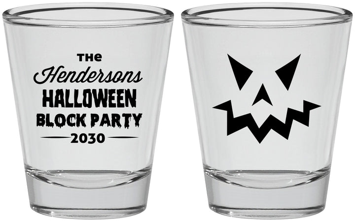 Personalized Halloween Shot Glasses - Pumpkin | 250034