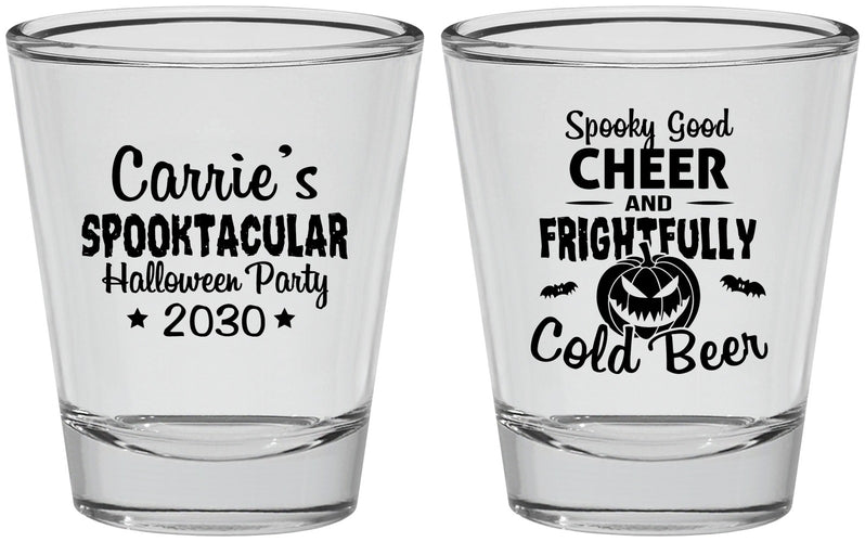 Personalized Halloween Shot Glasses - Pumpkin | 250035