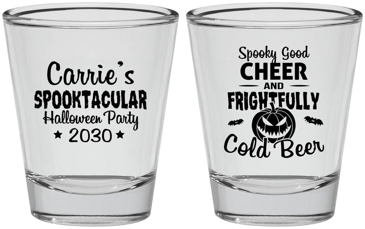Personalized Halloween Shot Glasses - Pumpkin | 250035