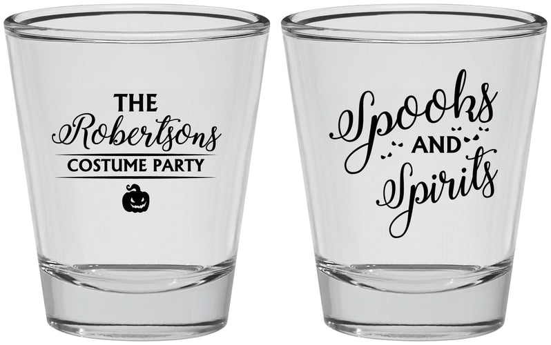 Personalized Halloween Shot Glasses - Spooks Spirits | 250037