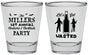 Personalized Halloween Shot Glasses - Werewolf Witch | 250039