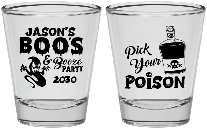 Personalized Halloween Shot Glasses - Ghost Boo | 250042