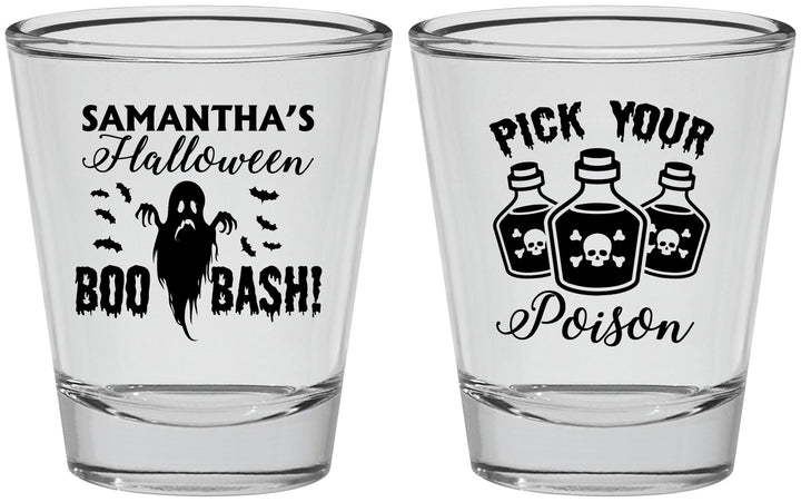 Personalized Halloween Shot Glasses - Boo Bash | 250043