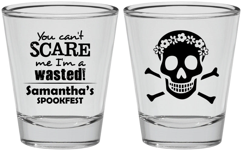 Personalized Halloween Shot Glasses - Sugar Skull | 250050
