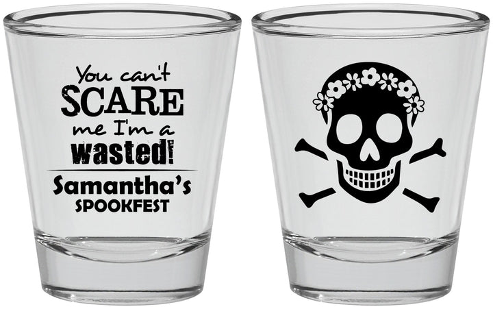 Personalized Halloween Shot Glasses - Sugar Skull | 250050