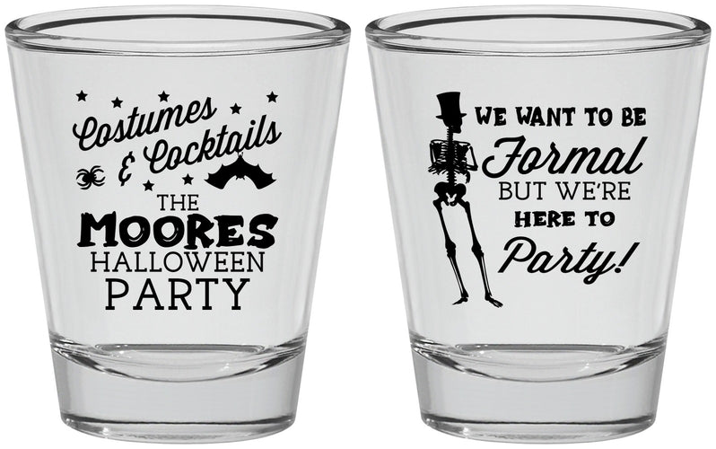 Personalized Halloween Shot Glasses - Skeleton | 250057