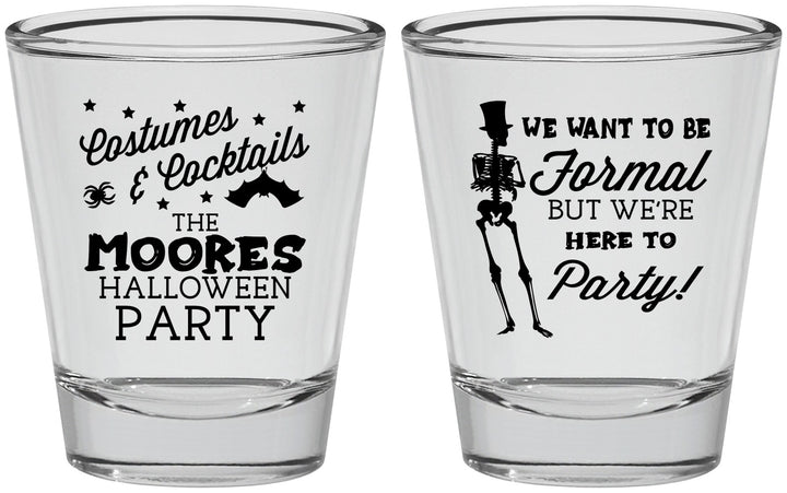 Personalized Halloween Shot Glasses - Skeleton | 250057
