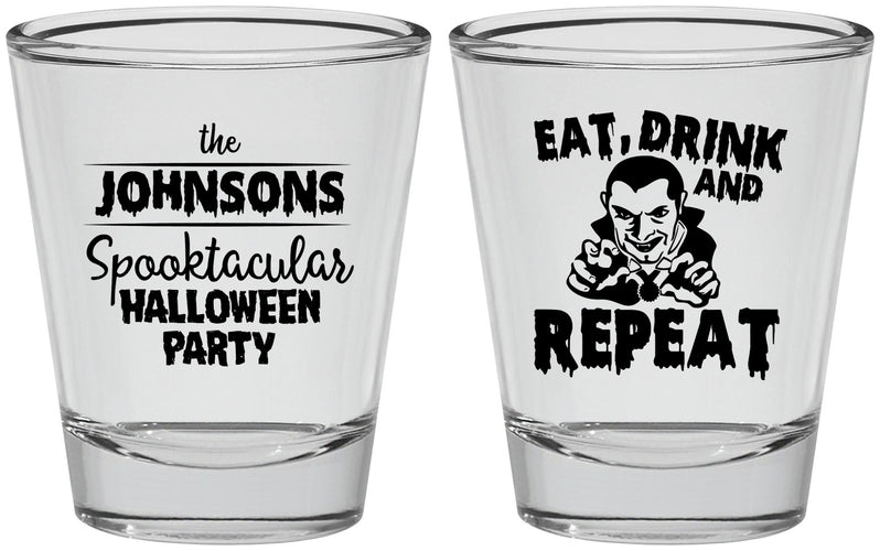 Personalized Halloween Shot Glasses - Dracula | 250062