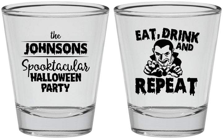 Personalized Halloween Shot Glasses - Dracula | 250062