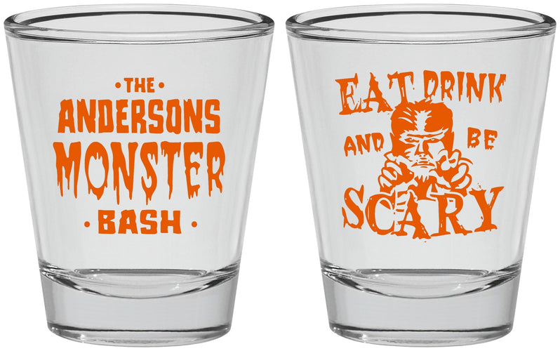 Personalized Halloween Shot Glasses - Werewolf Monster | 250064