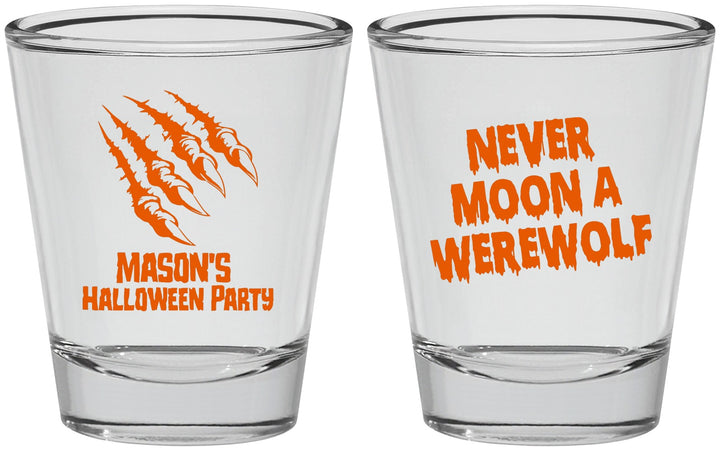 Personalized Halloween Shot Glasses - Werewolf | 250068