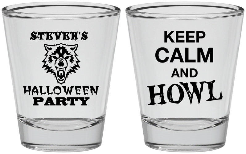 Personalized Halloween Shot Glasses - Howl | 250069