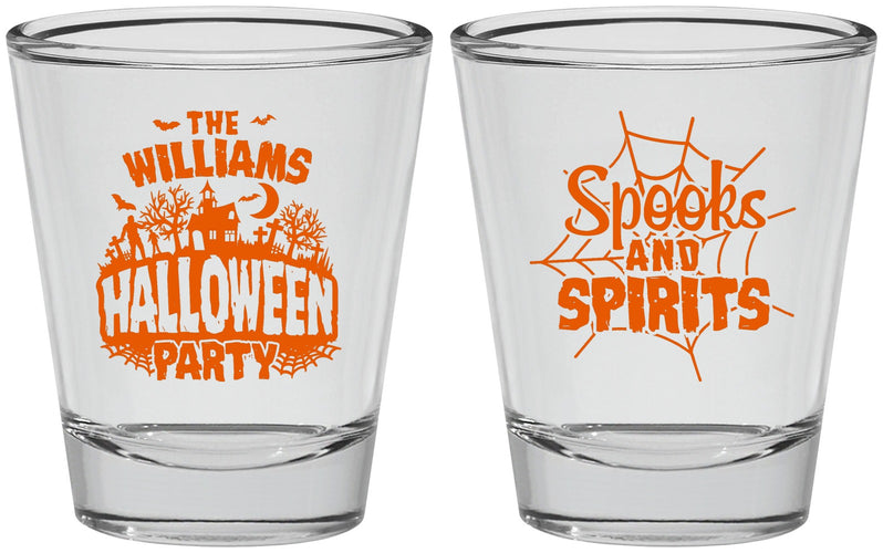 Personalized Halloween Shot Glasses - Spooks Spirits | 250072