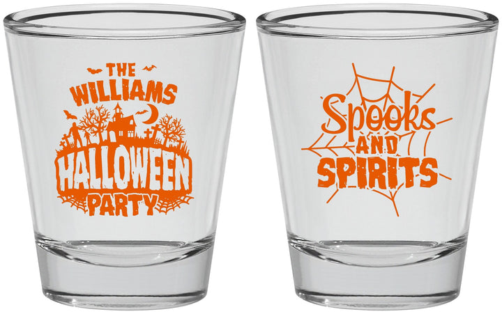 Personalized Halloween Shot Glasses - Spooks Spirits | 250072