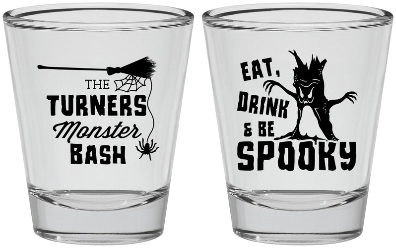 Personalized Halloween Shot Glasses - Eat Drink Be Spooky | 250077