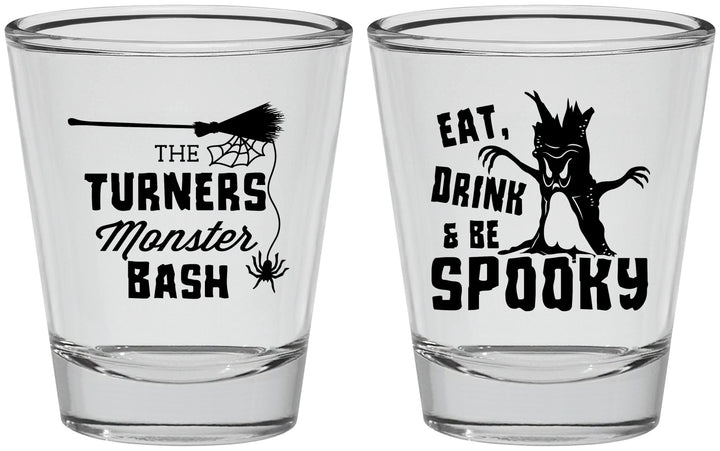Personalized Halloween Shot Glasses - Eat Drink Be Spooky | 250077