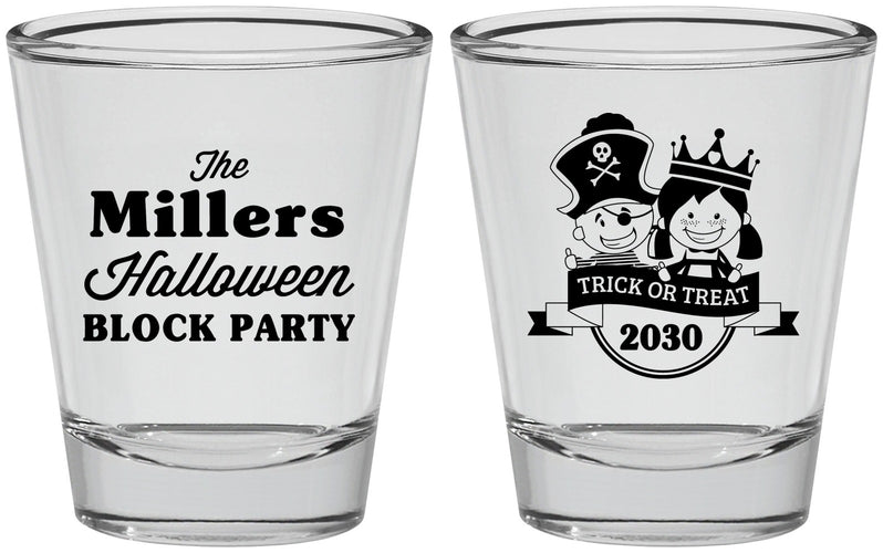 Personalized Halloween Shot Glasses - Trick Or Treat | 250079