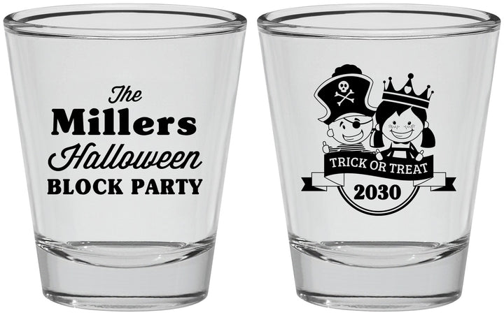 Personalized Halloween Shot Glasses - Trick Or Treat | 250079