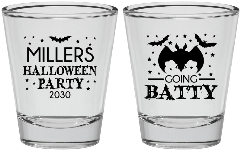 Personalized Halloween Shot Glasses - Bat | 250081