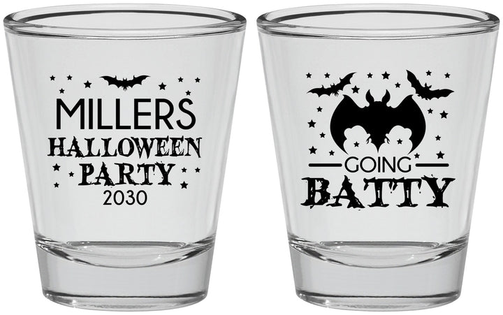Personalized Halloween Shot Glasses - Bat | 250081