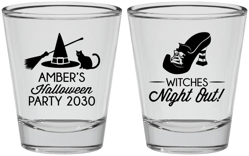 Personalized Halloween Shot Glasses - Witches Night Out | 250083