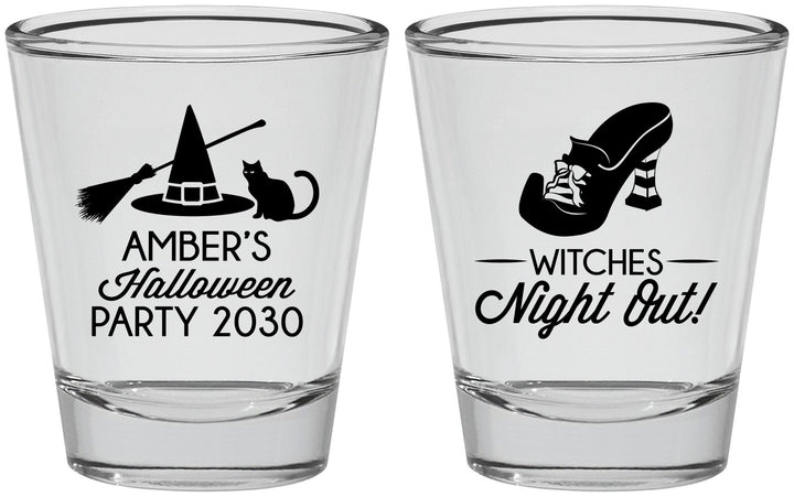Personalized Halloween Shot Glasses - Witches Night Out | 250083