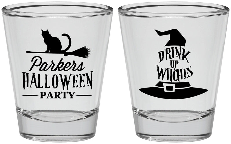 Personalized Halloween Shot Glasses - Drink Up Witches | 250094