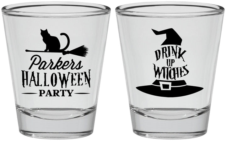 Personalized Halloween Shot Glasses - Drink Up Witches | 250094