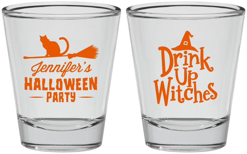 Personalized Halloween Shot Glasses - Drink Up Witches | 250096