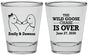 Personalized Wedding Shot Glasses - Wild Goose | 251