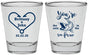 Personalized Wedding Shot Glasses - Fish In The Sea For Me | 254
