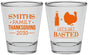 Personalized Thanksgiving Shot Glasses - Lets Get Basted | 260008