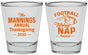 Personalized Thanksgiving Shot Glasses - Football Turkey | 260012