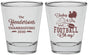 Personalized Thanksgiving Shot Glasses - Football Turkey | 260014