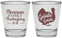 Personalized Thanksgiving Shot Glasses - Gobble Turkey | 260018