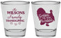 Personalized Thanksgiving Shot Glasses - Gobble Til You Wobble | 260025