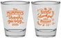Personalized Thanksgiving Shot Glasses - Grateful Blessed | 260028