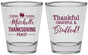 Personalized Thanksgiving Shot Glasses - Thankful Stuffed | 260029
