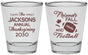 Personalized Thanksgiving Shot Glasses - Football | 260031