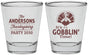 Personalized Thanksgiving Shot Glasses - Turkey Gobblin | 260035