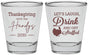 Personalized Thanksgiving Shot Glasses - Turkey Stuffed | 260038
