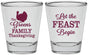 Personalized Thanksgiving Shot Glasses - Let The Feast Begin | 260041
