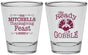 Personalized Thanksgiving Shot Glasses - Turkey Gobble | 260049