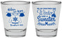 Personalized Wedding Shot Glasses - Christmas Sweater | 265