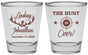 Personalized Wedding Shot Glasses - The Hunt Is Over | 266