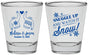 Personalized Wedding Shot Glasses - Christmas Snow | 268