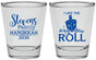 Personalized Hanukkah Shot Glasses - Dreidel | 270002