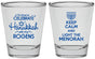 Personalized Hanukkah Shot Glasses - Menorah | 270013